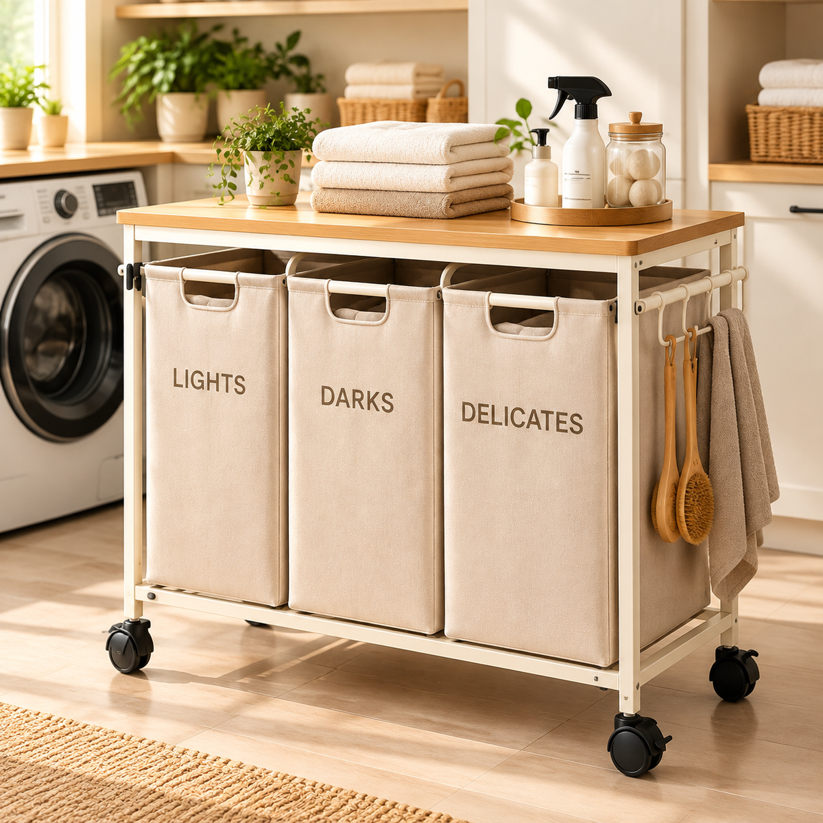 Zenvarel™ SortFold Laundry Workstation