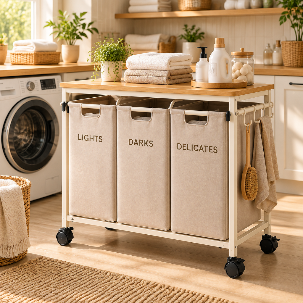 Zenvarel™ SortFold Laundry Workstation