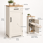 Zenvarel™ PressMate Ironing Station Cabinet