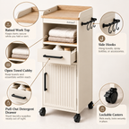 Zenvarel™ Compact Laundry Side Cabinet