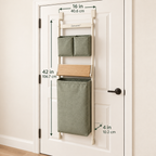 Zenvarel™ DoorNest Door-Mount Laundry Organizer