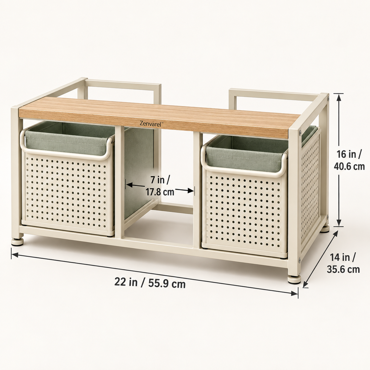 Zenvarel™ SinkArc Under-Sink Laundry Station