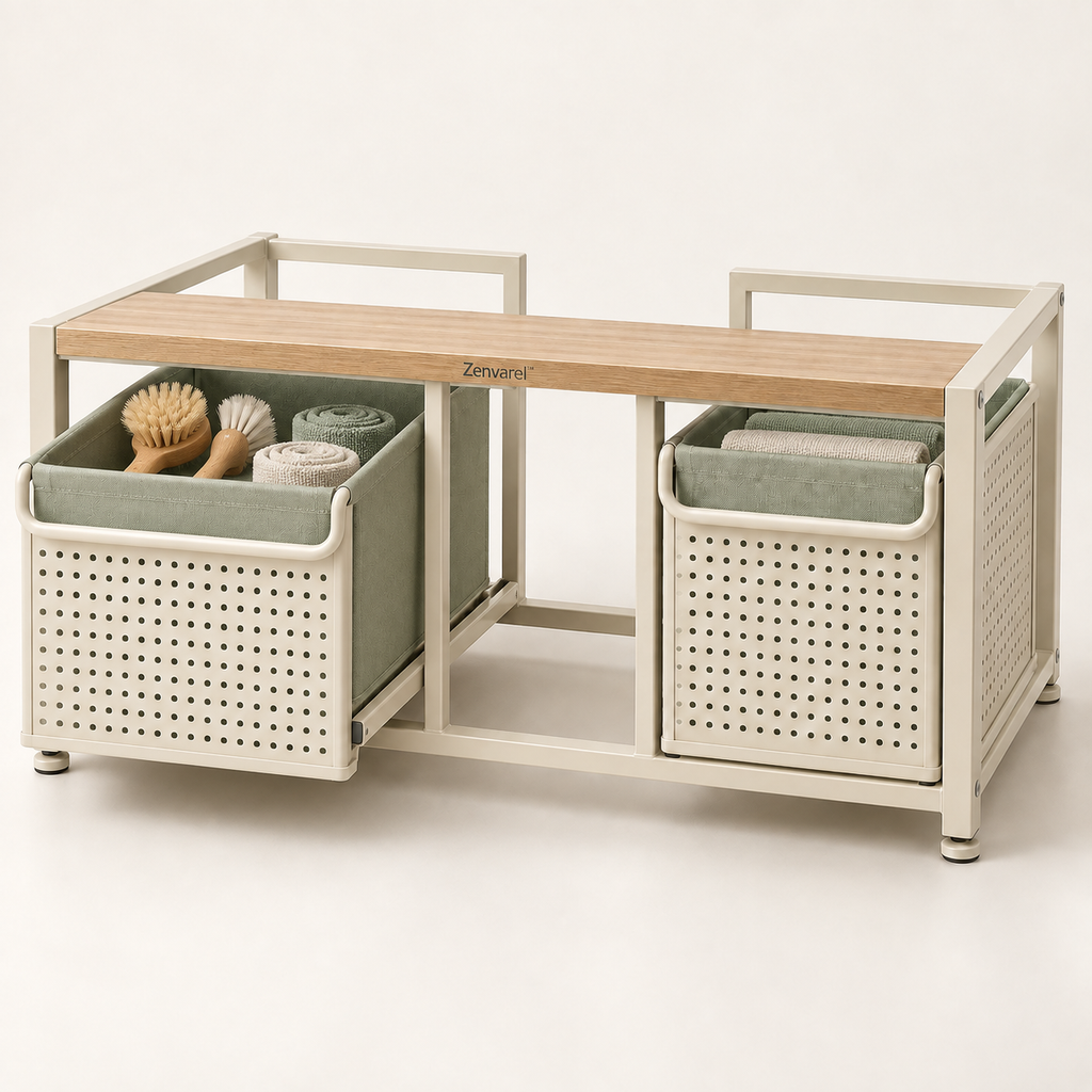 Zenvarel™ SinkArc Under-Sink Laundry Station