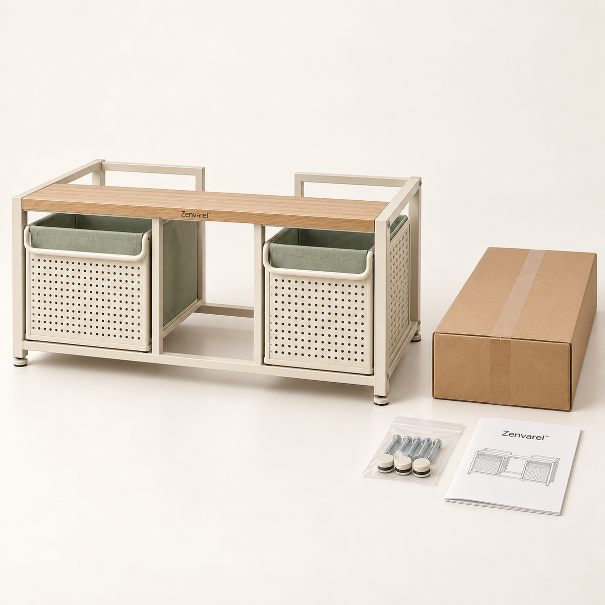 Zenvarel™ SinkArc Under-Sink Laundry Station